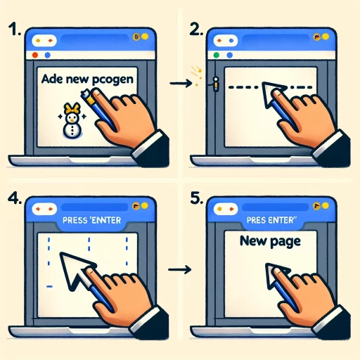 how to add a page in google docs