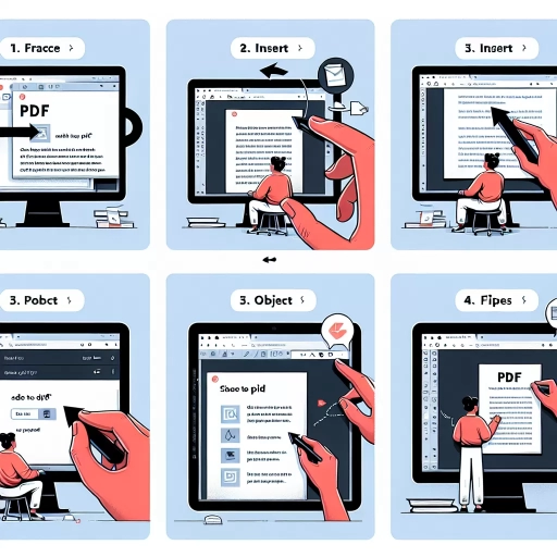 how to add a pdf to a word document