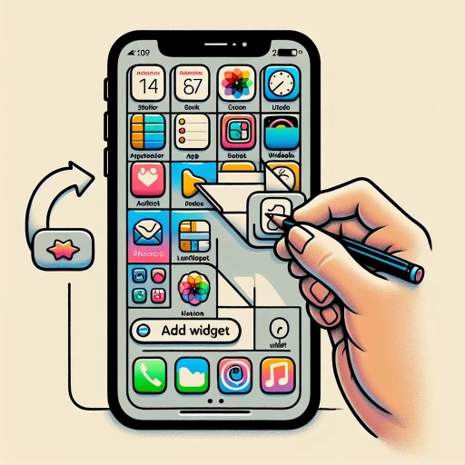 how to add a widget on iphone