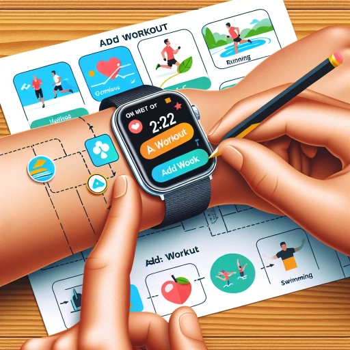 how to add a workout on apple watch