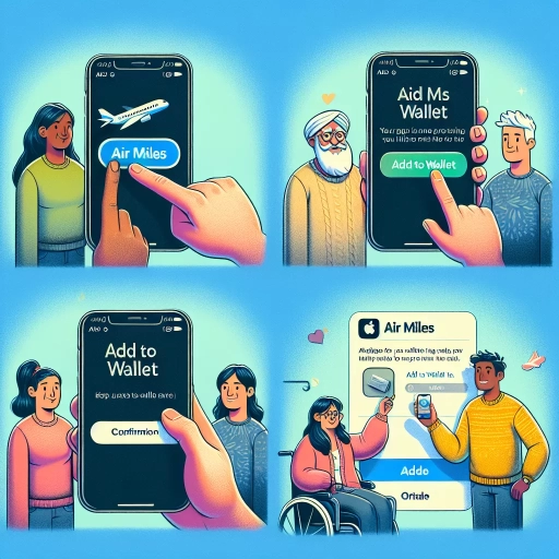 how to add airmiles to apple wallet
