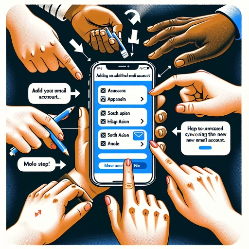 how to add another email account to iphone