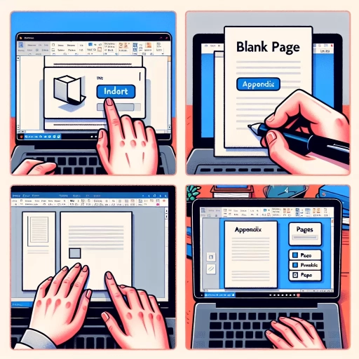 how to add appendix in word