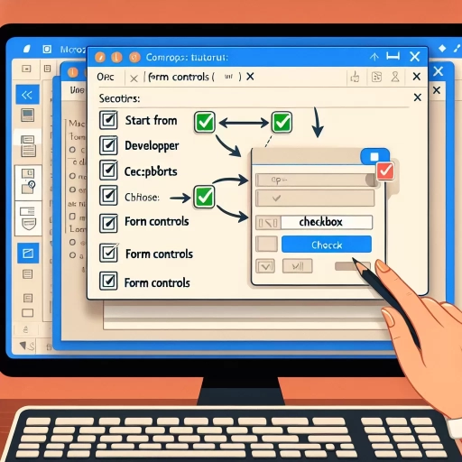 how to add checkbox in word