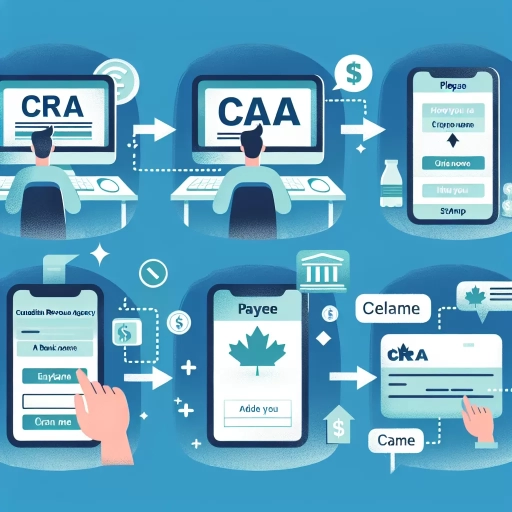 how to add cra as a payee