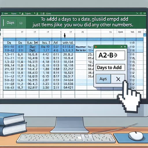 how to add days to a date in excel