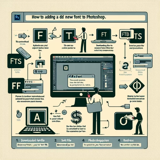 how to add font to photoshop