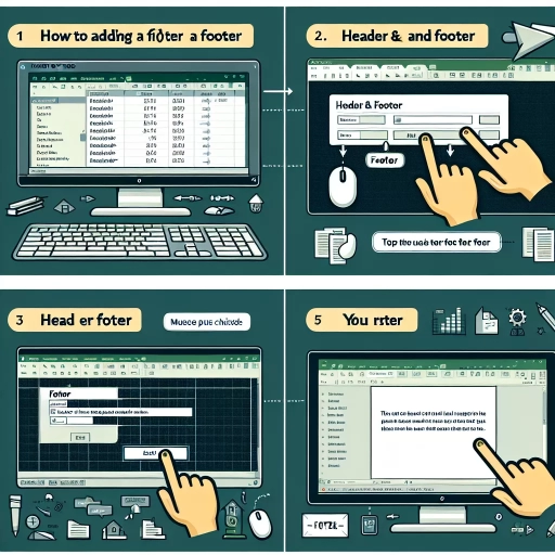 how to add footer in excel