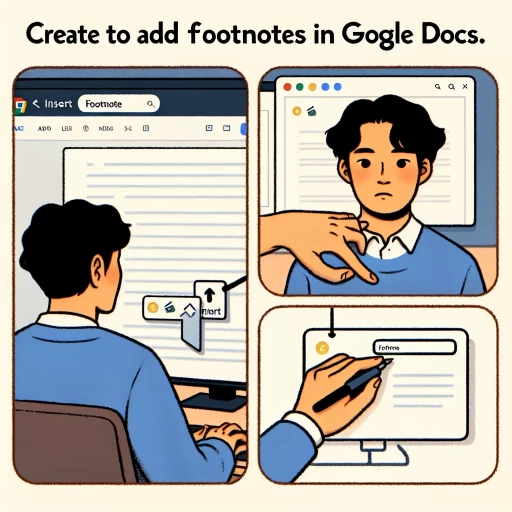 how to add footnotes in google docs