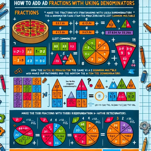 how to add fractions with unlike denominators