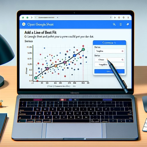 how to add line of best fit in google sheets