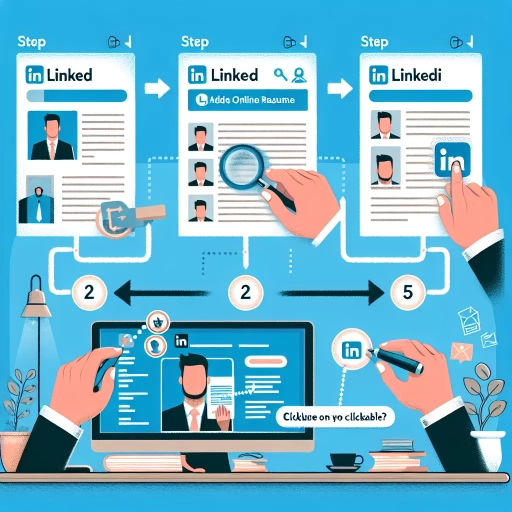 how to add linkedin link to resume