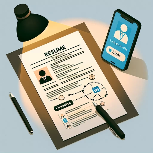 how to add linkedin to resume