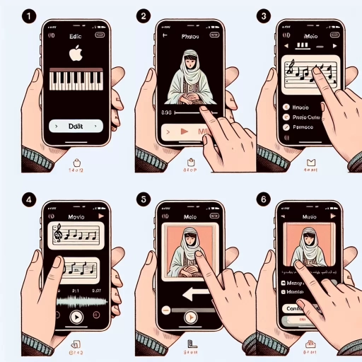 how to add music to a video on iphone