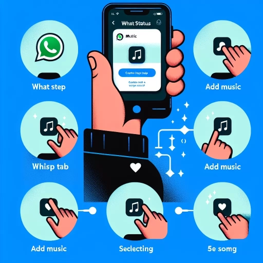 how to add music to whatsapp status