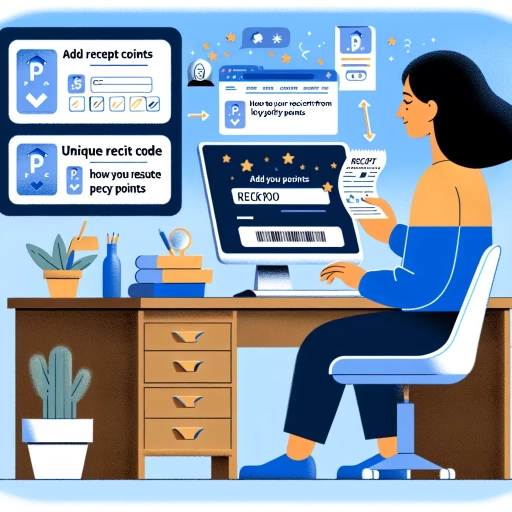 how to add pc points from receipt online