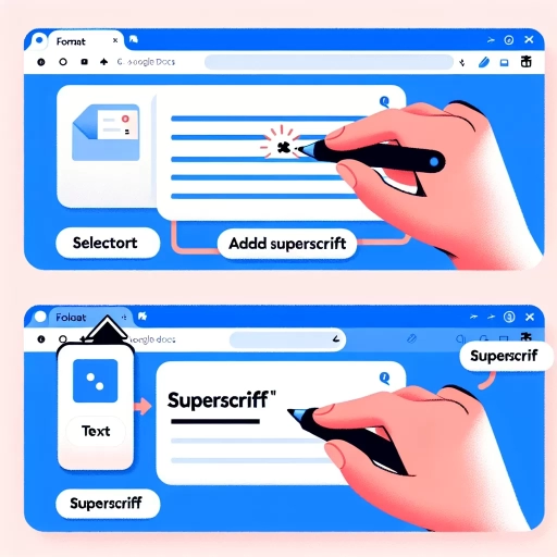 how to add superscript in google docs