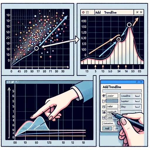 how to add trendline in excel