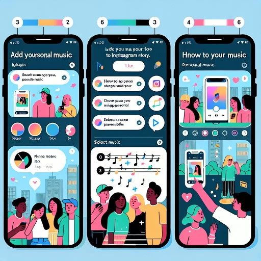 how to add your own music to instagram story
