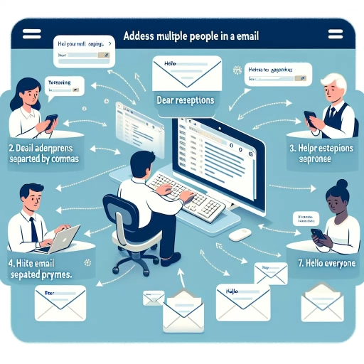 how to address multiple people in an email