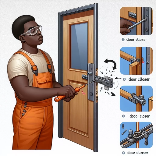 how to adjust door closer