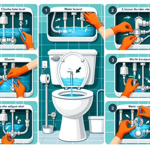 how to adjust water level in toilet tank
