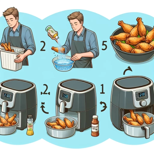 how to air fry frozen chicken wings