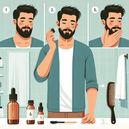 how to apply beard oil