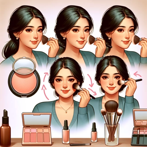 how to apply cream blush
