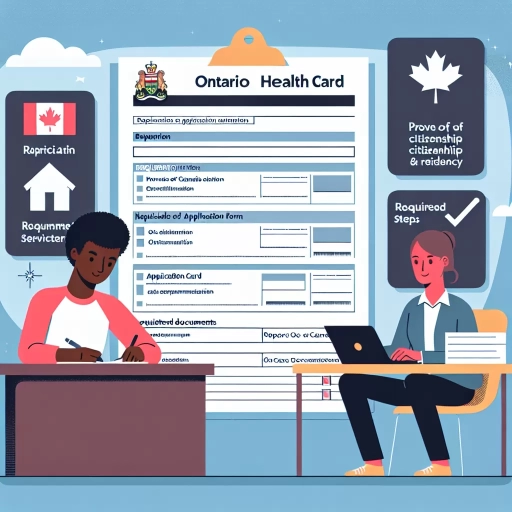 how to apply for ontario health card