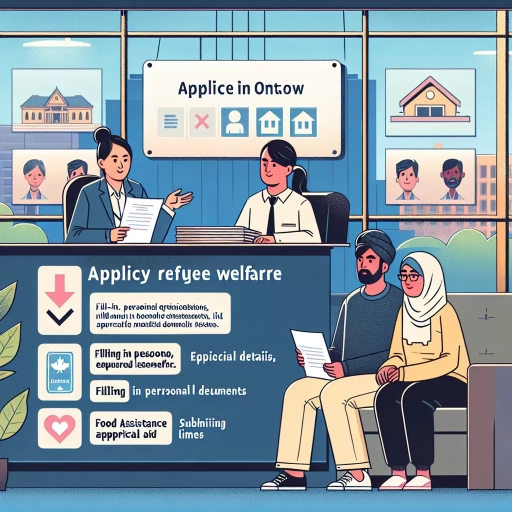 how to apply for refugee welfare in ontario