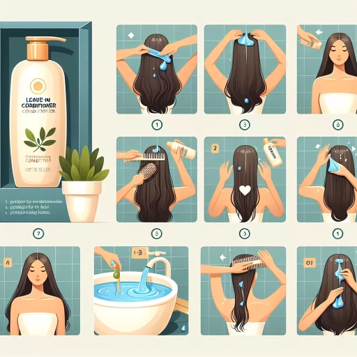 how to apply leave in conditioner