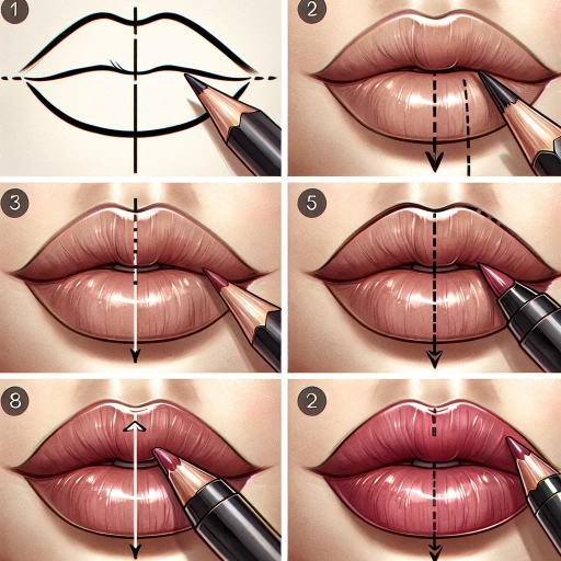 how to apply lip liner