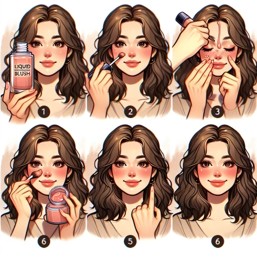how to apply liquid blush