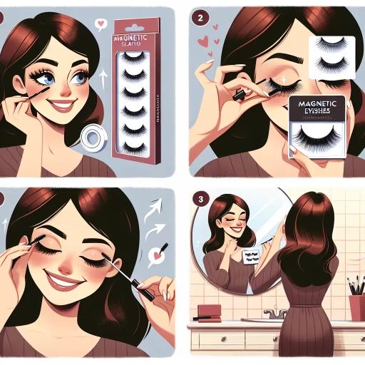 how to apply magnetic eyelashes