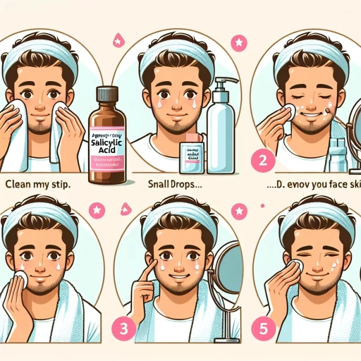 how to apply salicylic acid