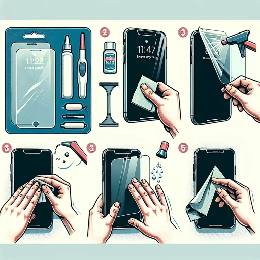 how to apply screen protector