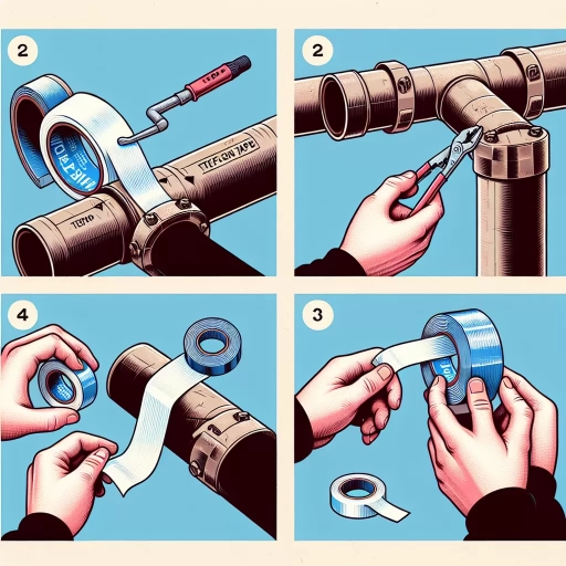 how to apply teflon tape