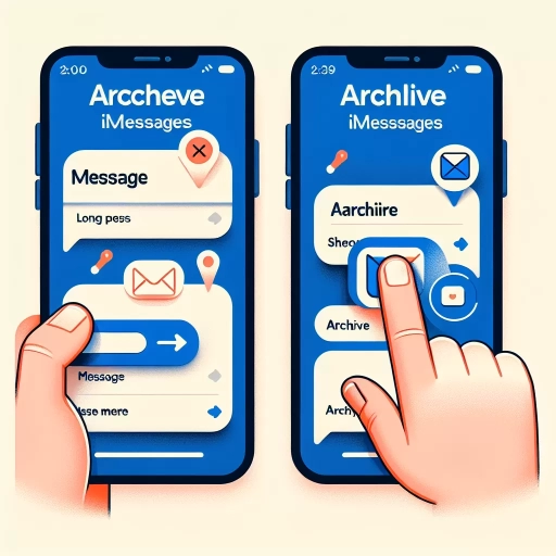 how to archive imessages