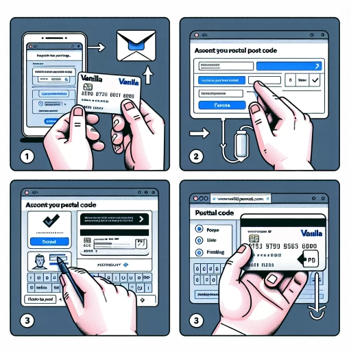 how to assign postal code to vanilla prepaid