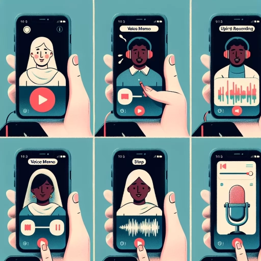 how to audio record on iphone