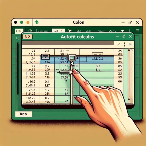 how to autofit columns in excel