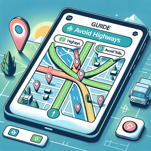how to avoid highways on google maps