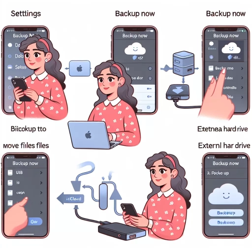 how to backup iphone to external hard drive