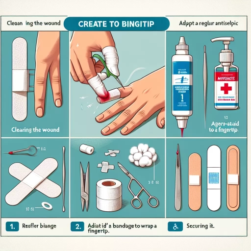 how to bandage a fingertip