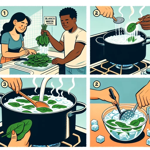 how to blanch spinach