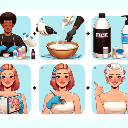 how to bleach bath hair to remove color