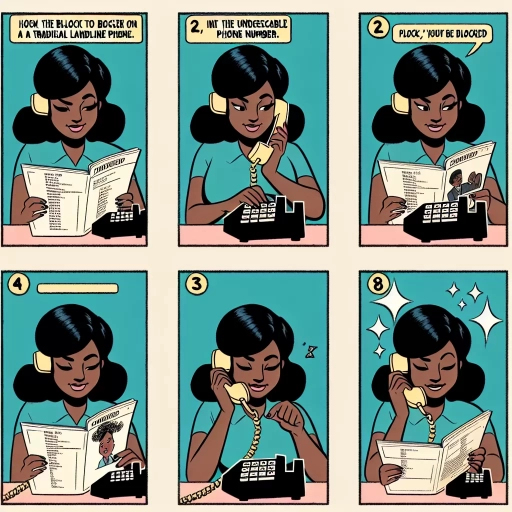 how to block a phone number on a landline