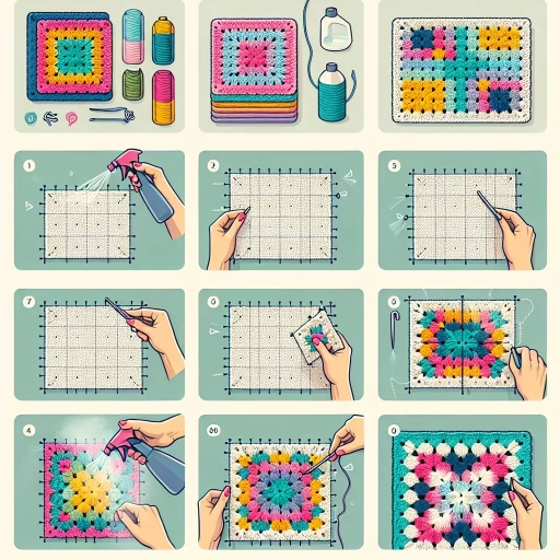 how to block granny squares