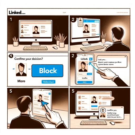how to block people on linkedin